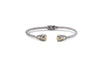 Samuel B. BANGLE Gemma Bangle- Silver And Gold Silver And Gold