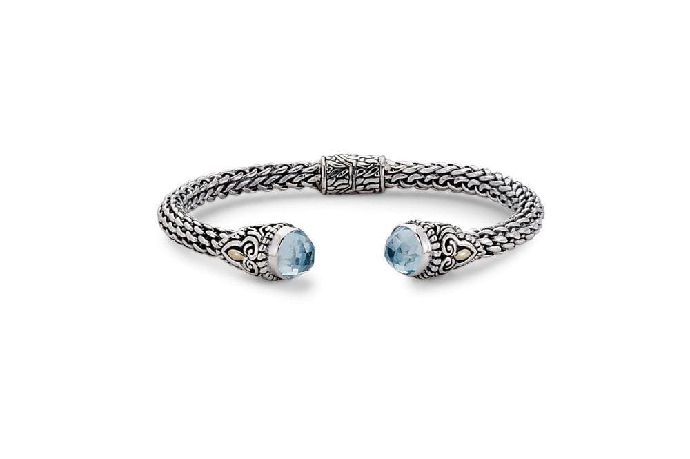 Samuel B. BANGLE Gili Bangle- Blue Topaz Blue Topaz