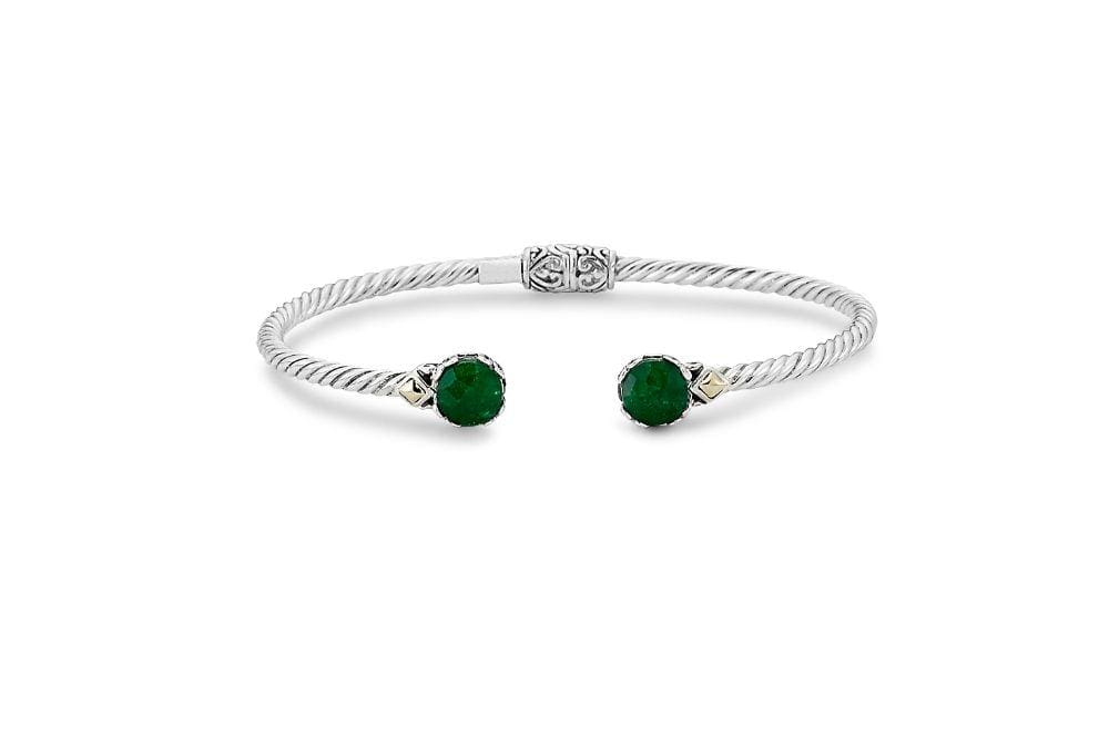 Samuel B. BANGLE Glow Bangle Emerald