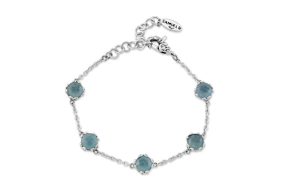 Samuel B. BRACELET Glow Bracelet- Aquamarine Aquamarine