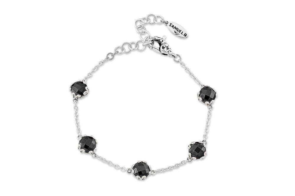 Samuel B. BRACELET Glow Bracelet- Black Spinel Black Spinel
