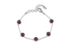 Samuel B. BRACELET Glow Bracelet- Garnet Garnet
