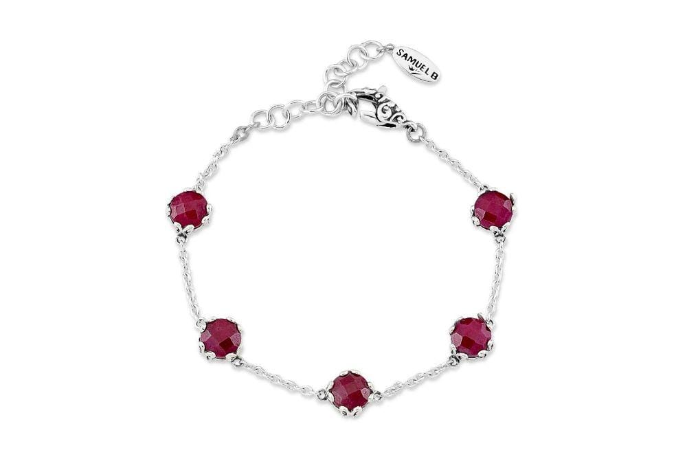 Samuel B. BRACELET Glow Bracelet- Ruby Ruby