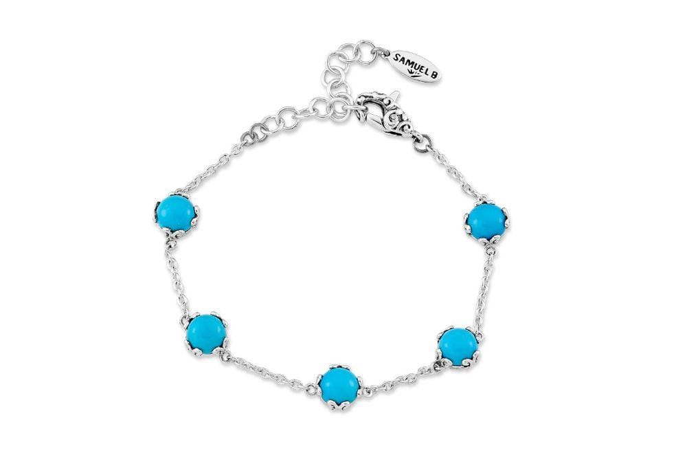 Samuel B. BRACELET Glow Bracelet- Turquoise Sleeping Beauty Turquoise