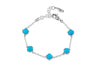 Samuel B. BRACELET Glow Bracelet- Turquoise Sleeping Beauty Turquoise