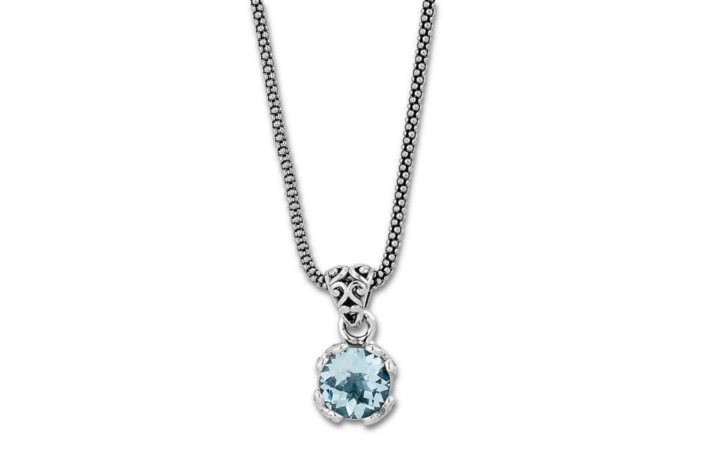 Samuel B. NECKLACE Glow Necklace- Blue Topaz Blue Topaz