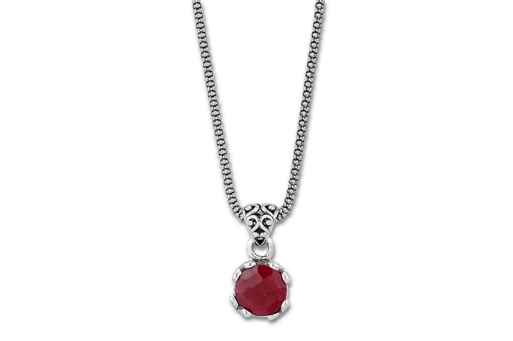 Samuel B. NECKLACE Glow Necklace- Ruby Ruby