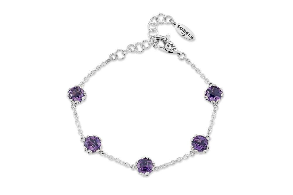 Samuel B. Jewelry BRACELET GLOW BRACELET AMETHYST