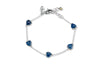 Glow Heart Bracelet- Blue Sapphire
