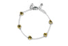 Glow Heart Bracelet- Citrine