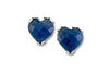 Glow Heart Earrings- Blue Sapphire