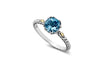 Glow Ring- Blue Topaz