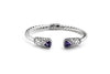 Samuel B. BANGLE Hammerhead Bangle- Amethyst Amethyst