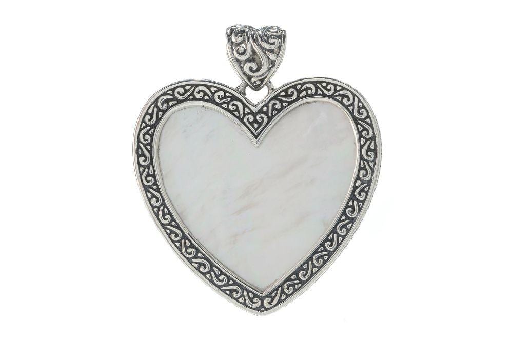Samuel B. PENDANT Heart Reef Pendant- Mother Of Pearl Mother Of Pearl