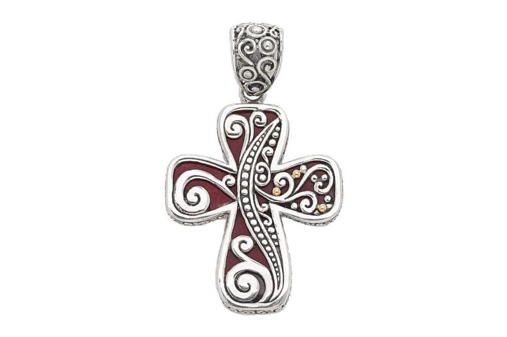 Samuel B. PENDANT Heaven Sent Pendant- Coral Coral