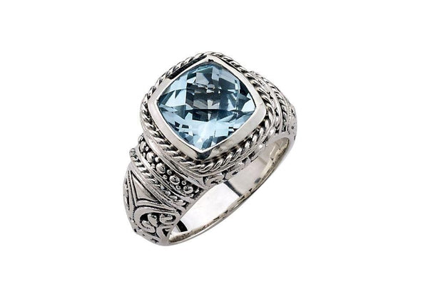 Samuel B. RING Honesty Ring- Blue Topaz Blue Topaz / 5