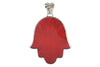 Samuel B. PENDANT Hamsa Reef Pendant- Coral Coral