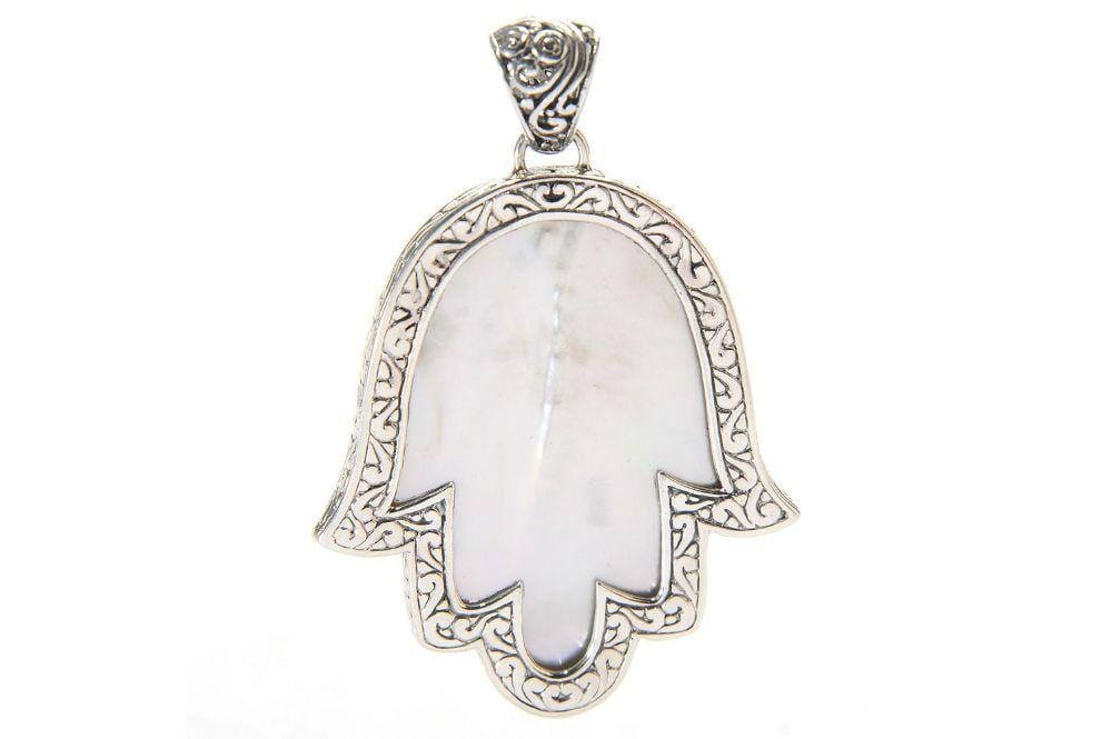 Samuel B. PENDANT Hamsa Reef Pendant-Mother Of Pearl Mother Of Pearl
