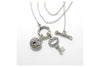 Samuel B. NECKLACE Key To My Heart Necklace Silver And Gold