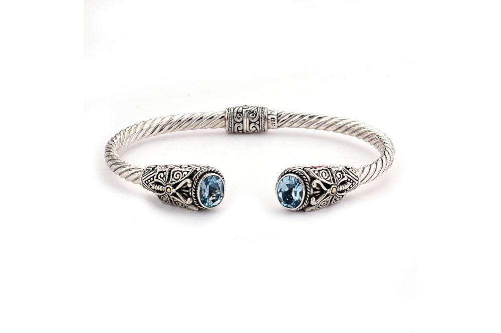 Samuel B. BANGLE Kupu Kupu Bangle- Blue Topaz Blue Topaz