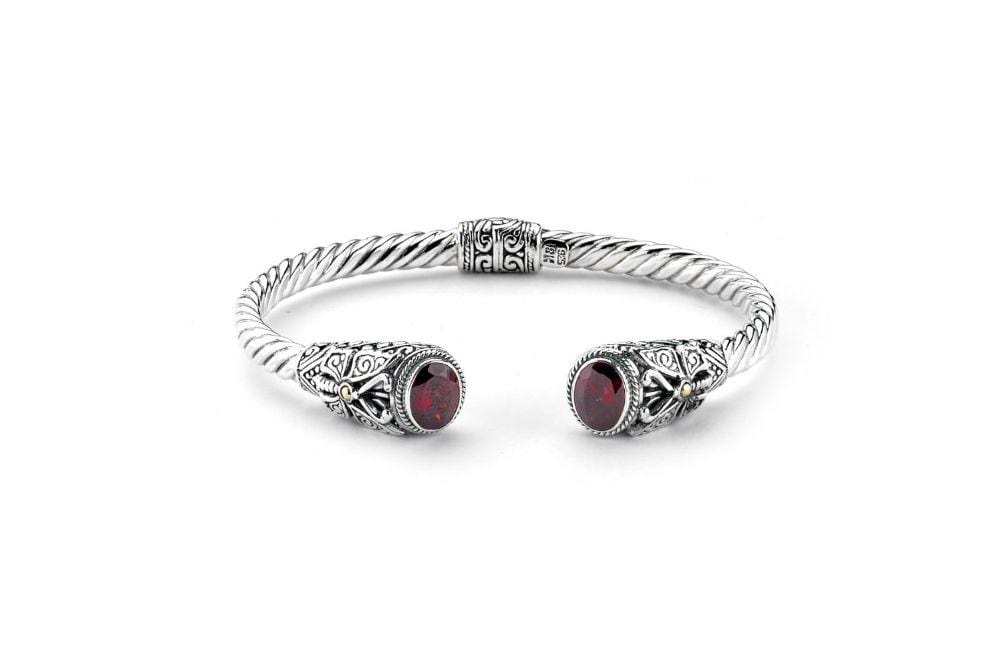 Samuel B. BANGLE Kupu Kupu Bangle- Garnet Garnet