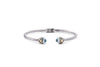 Samuel B BANGLE Leandra Bangle Blue Topaz
