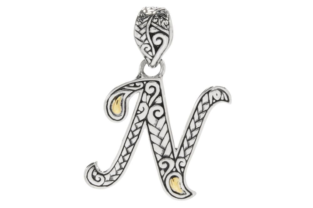Letter N Pendant