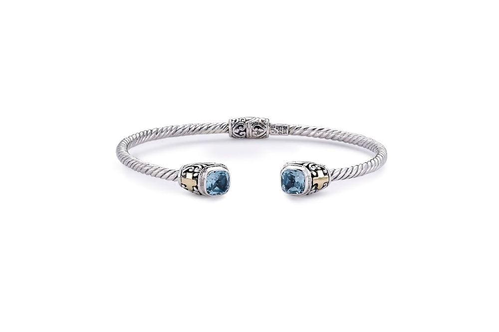 Samuel B. BANGLE Leyla Bangle- Blue Topaz Blue Topaz