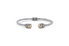 Samuel B BANGLE Leyla Bangle Silver And Gold