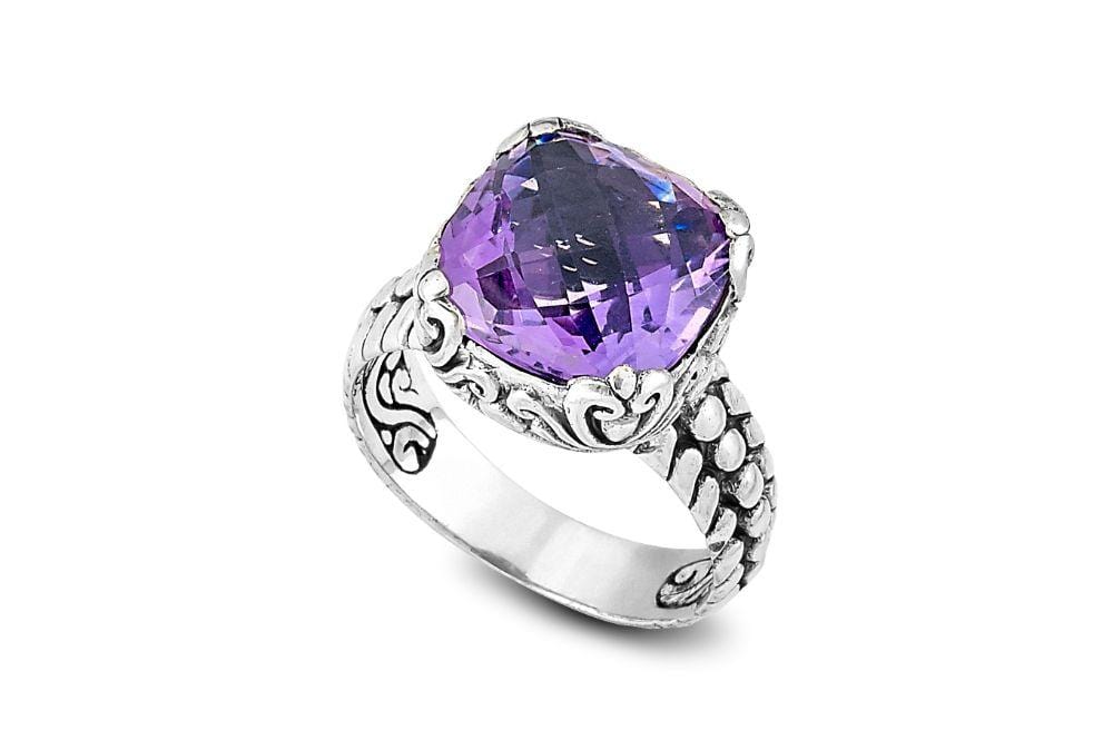 Samuel B. RING Lider Ring- Amethyst Amethyst / 5