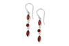 Mahawu Earrings- Garnet