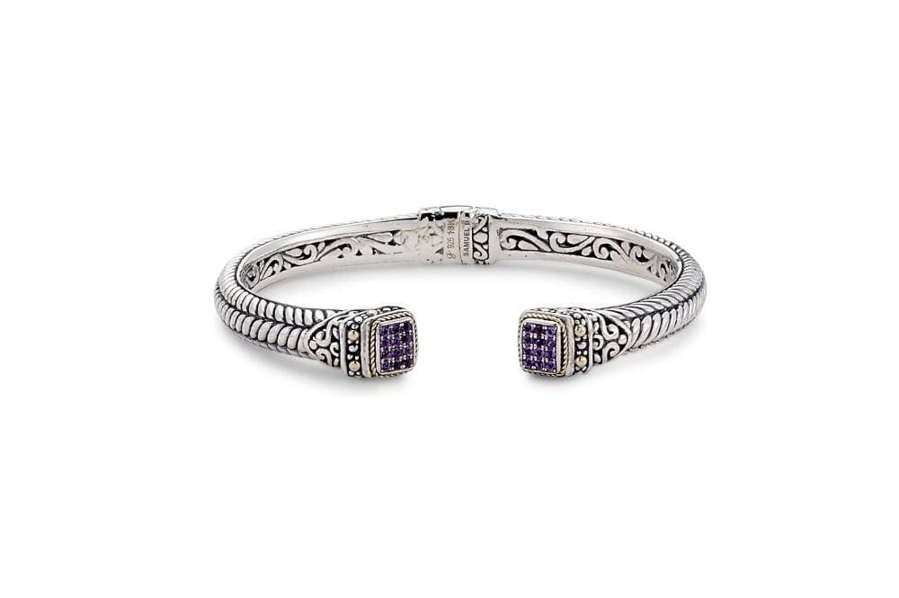 Samuel B. BANGLE Mandapa Bangle- Amethyst Amethyst
