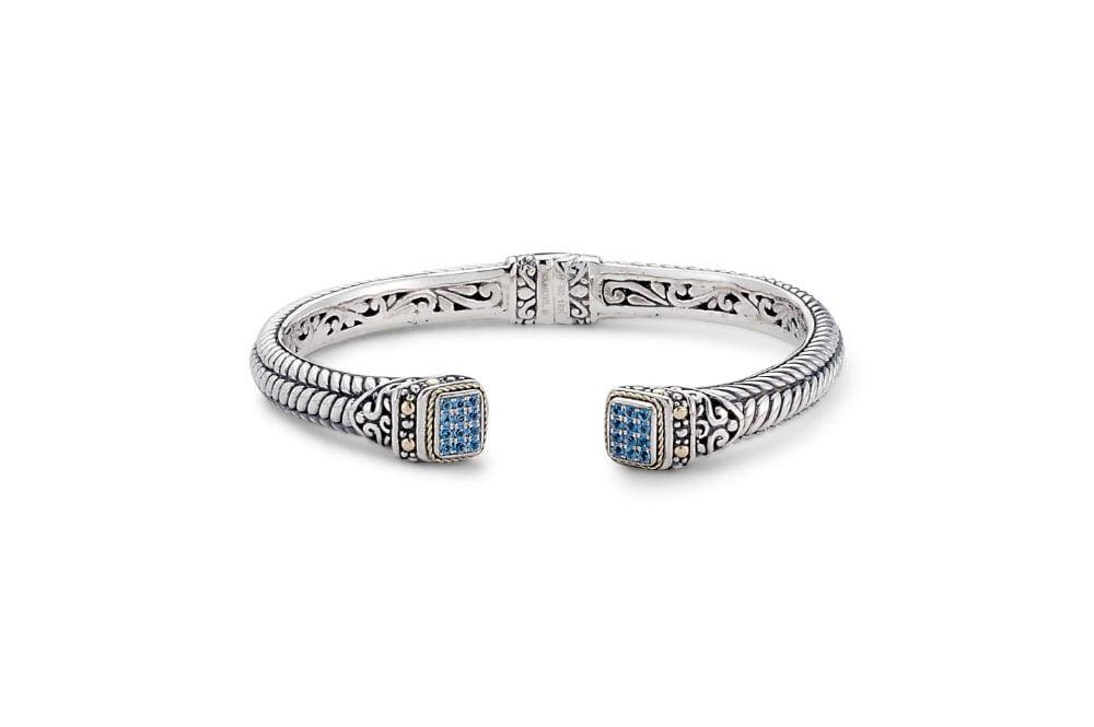 Samuel B. BANGLE Mandapa Bangle- Blue Topaz Blue Topaz
