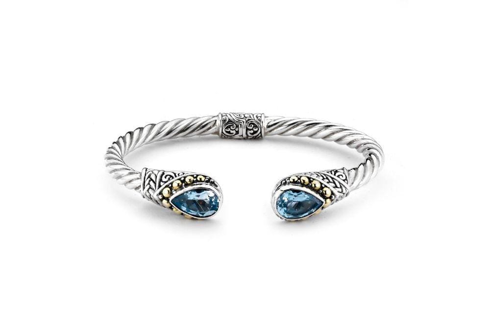 Samuel B. BANGLE Mandara Bangle- Blue Topaz Blue Topaz