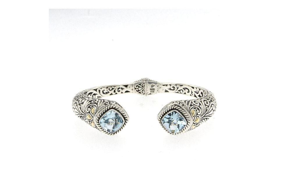 Samuel B. BANGLE Mariella Bangle- Blue Topaz Blue Topaz