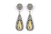Samuel B EARRING MAYBELL DROP EARRINGS SILVER AND GOLD