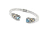 Samuel B BANGLE MEIKO BANGLE BLUE TOPAZ