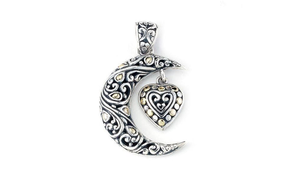 Samuel B. PENDANT Mystic Moon Pendant Silver And Gold