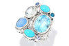 Samuel B. RING Madeira Ring- Blue Topaz Blue Topaz / 5