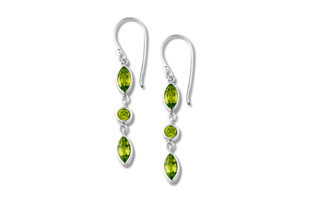 Mahawu Earrings- Peridot