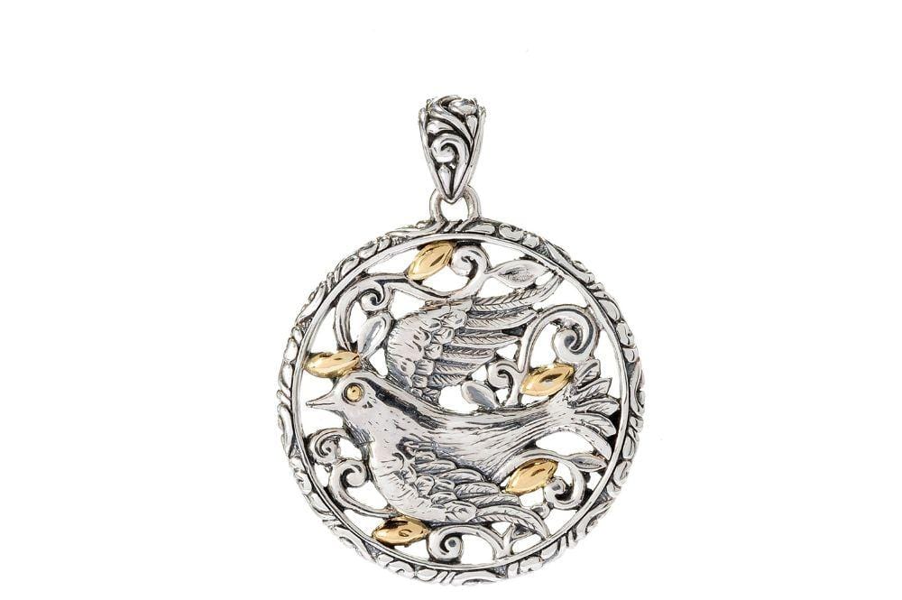 Samuel B PENDANT MERPATI PENDANT SILVER AND GOLD