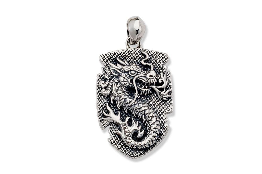 Samuel B PENDANT NAGA API PENDANT SILVER