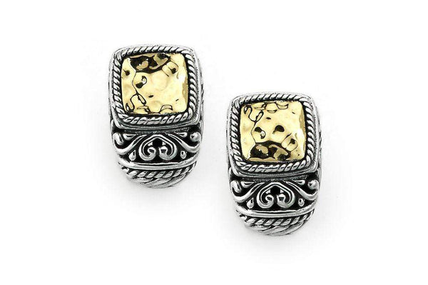 Samuel B. EARRING Omega Reign Earrings Silver And Gold
