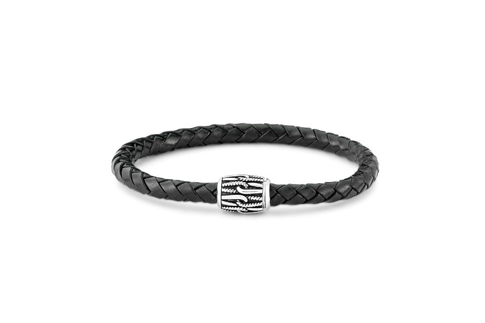 Otota Bracelet- Black Leather