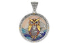 Samuel B PENDANT OWL PENDANT MULTI