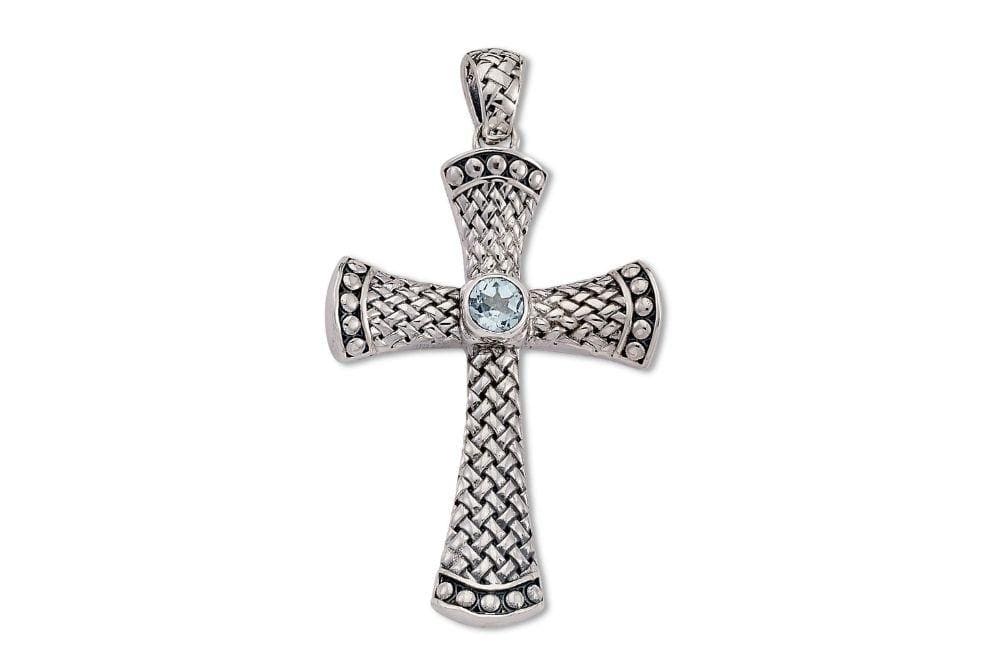 Samuel B. PENDANT Padang Pendant- Blue Topaz Blue Topaz