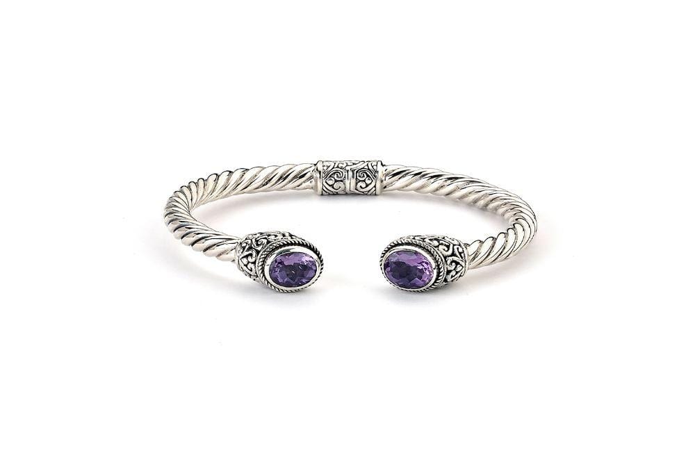 Samuel B. BANGLE Paris Bangle- Amethyst Amethyst