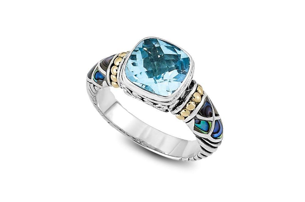 Samuel B. RING Rak Ring- Blue Topaz Blue Topaz / 5