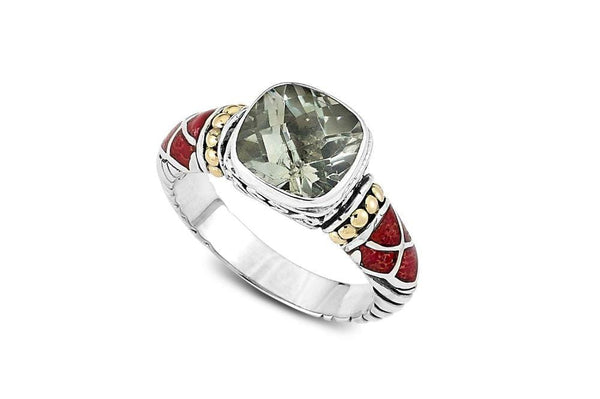 Samuel B. RING Rak Ring- Green Amethyst Green Amethyst / 5