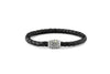 Ranu Bracelet- Black Leather